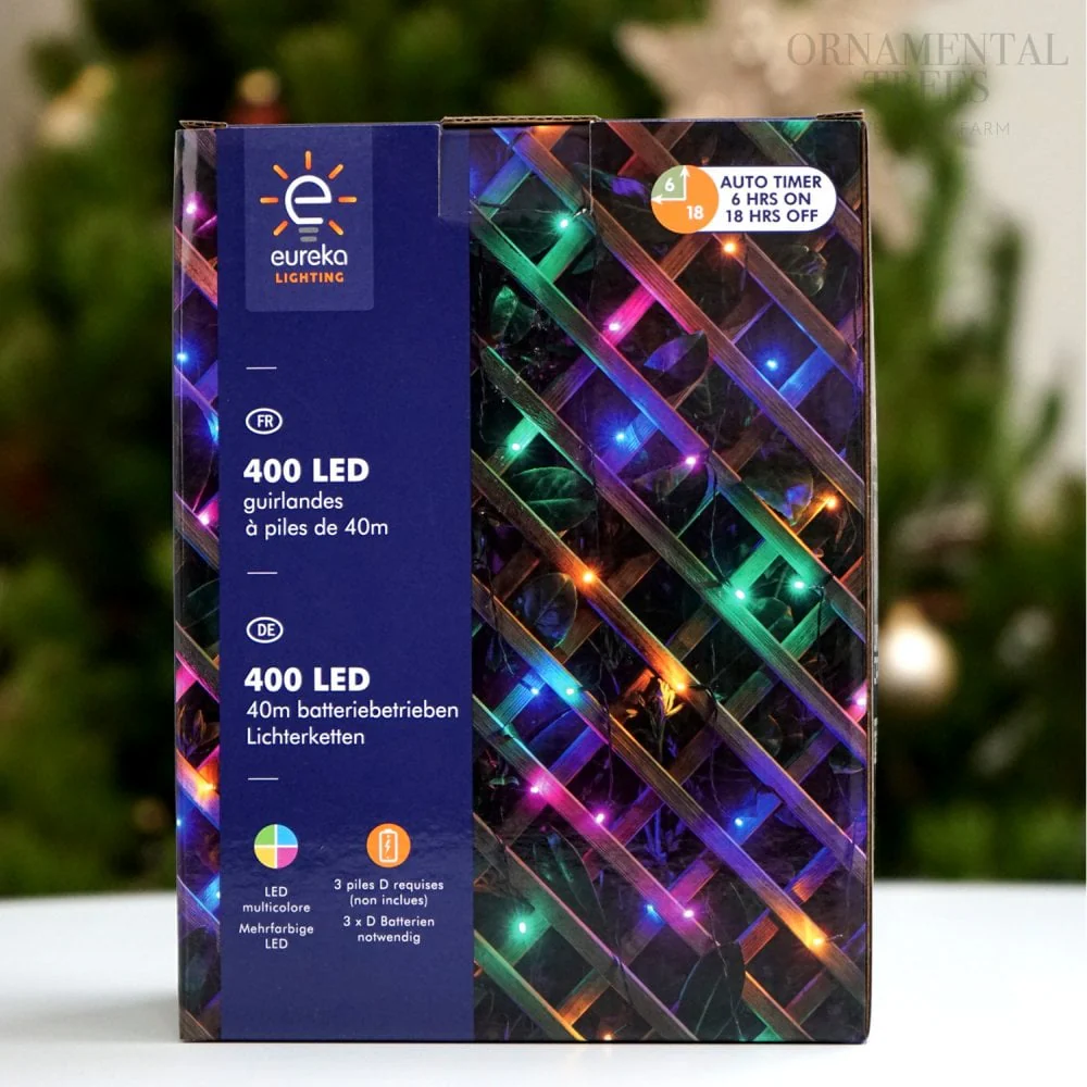 400 Multi-Coloured Christmas Lights - Image 2