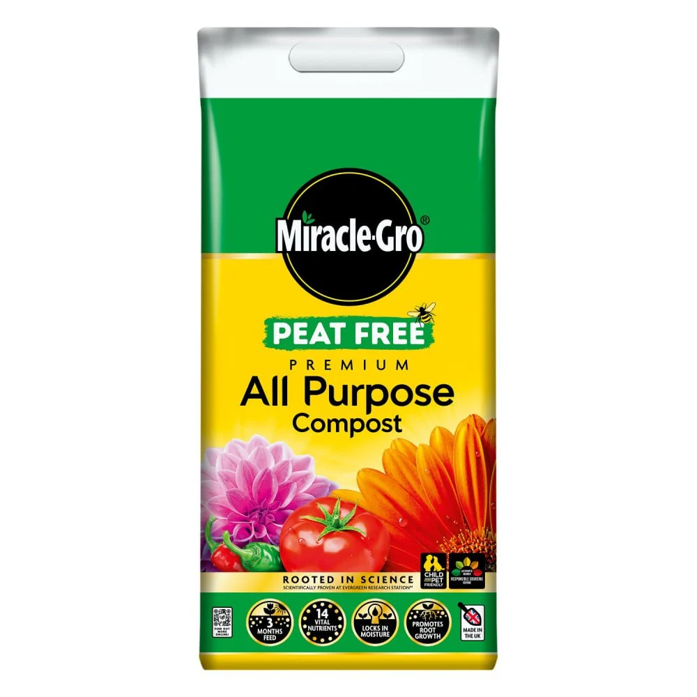Miracle-Gro® Peat Free Premium All Purpose Compost 10 Litres